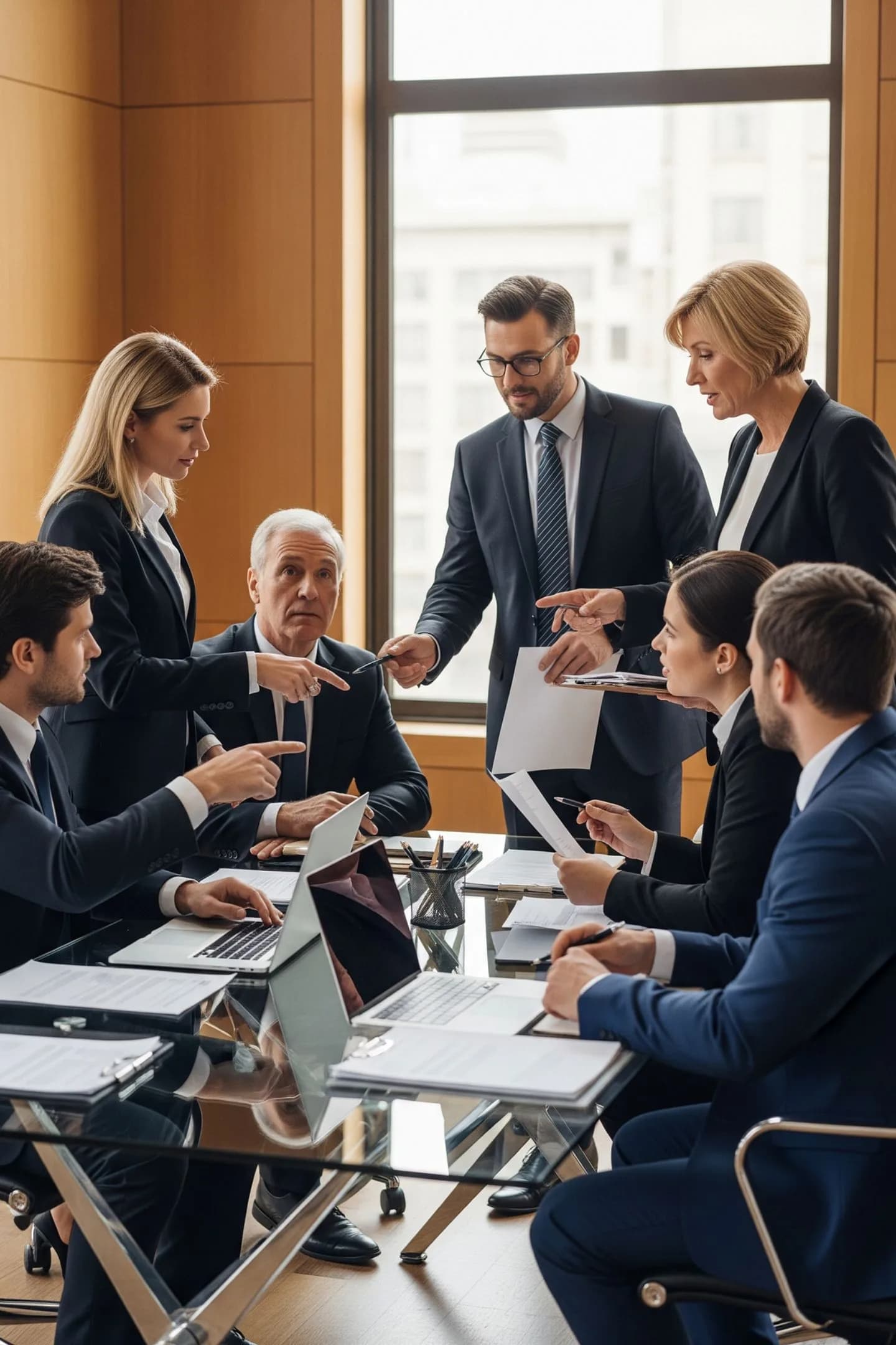 Equipe multidisciplinar da Sein & Proença em reunião de trabalho